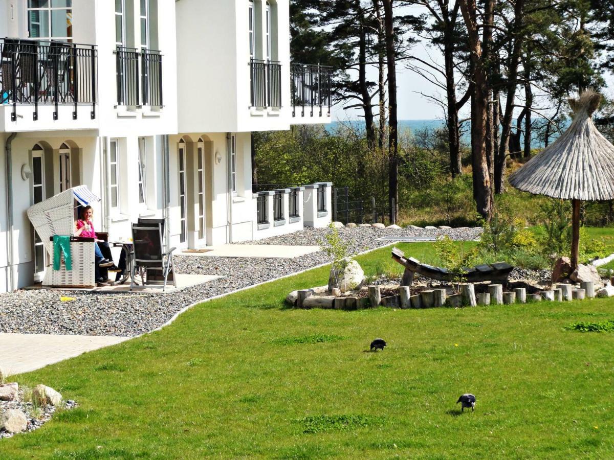 3 Zimmer Ferienwohnung Haus Meeresblick Mit Meerblick A005 Mit Suedterrasse Und Strandkorb Baabe Dış mekan fotoğraf